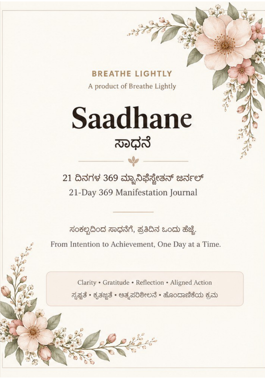 Saadhane — ಸಾಧನೆ journal cover